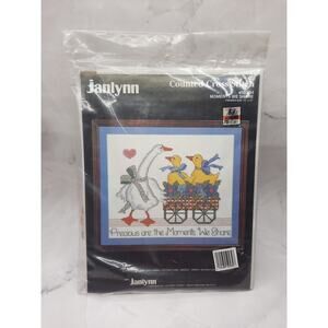 Janlynn Counted Cross Stitch Kit Moments We Share 50-534 Ducks Geese Vintage